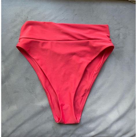 Aerie Women S Red Bikini And Tankini Bottoms Depop