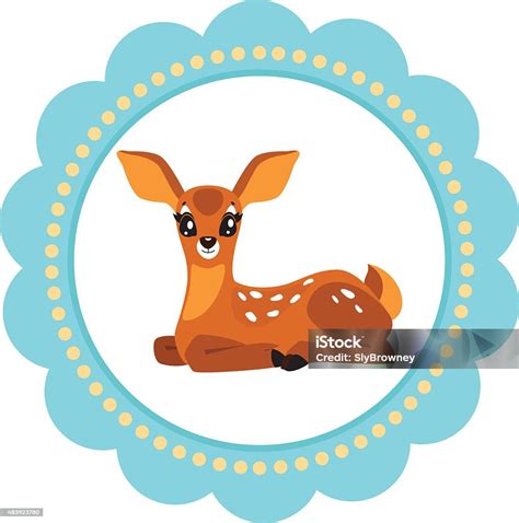 Cute Baby Deer Stock Illustration Download Image Now 2015 Animal