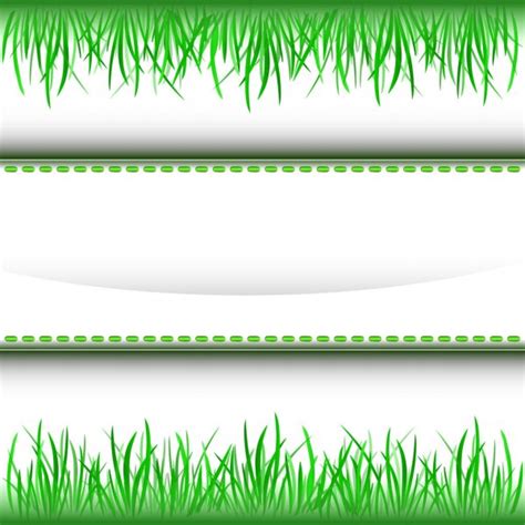 Grass Wave Background Stock Vector Seamartini