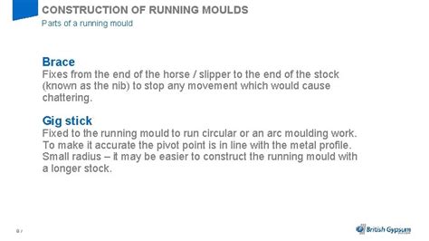 Construction Of Running Moulds Understand The Types Of