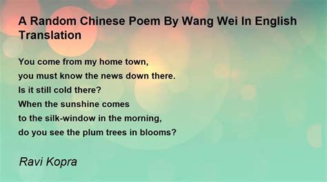 Famous Chinese Poems With English Translation About Love Sitedoct Org