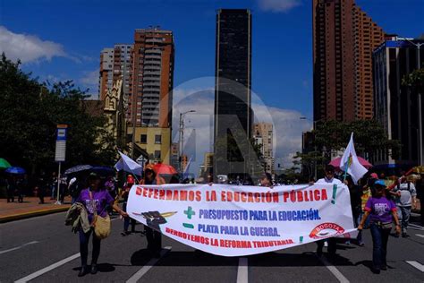 Gran Marcha Nacional En Bogot Colombia Anadolu Ajans