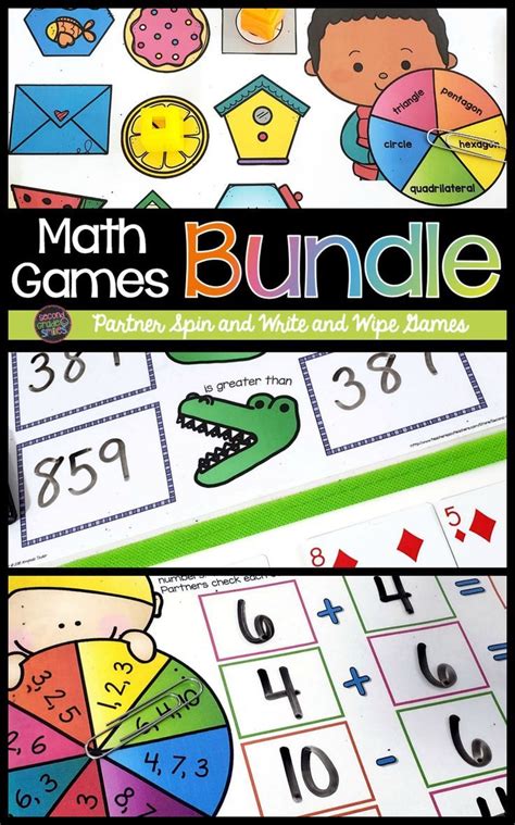 Second Grade Math Games - 2nd Grade Math Games - 2nd Grade Math Centers ...