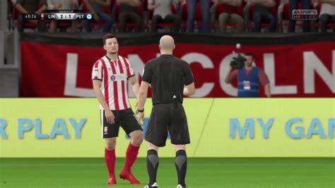 69 FIFA 18 Karriere Carabao Cup Lincoln City Vs Peterboro The