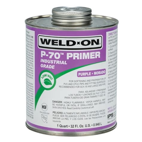 Weld On Primer P Purple For Cpvc Pvc Oz Purple