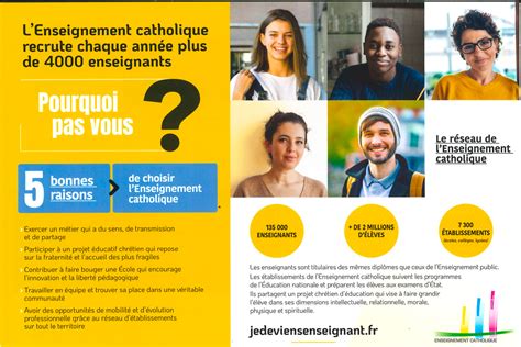 Devenir enseignant Enseignement Catholique de la Drôme