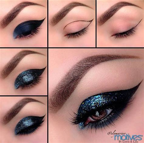 Glittery Cat Eyes Makeup Tutorial Alldaychic