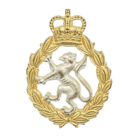 Women S Royal Army Corps W R A C Officer S Dress Cap Badge Queen S