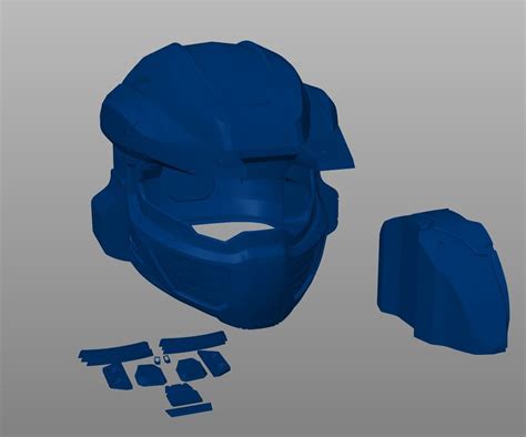 Halo Infinite Mark V Zeta 3D Printing Files 3D Model 3D Printable