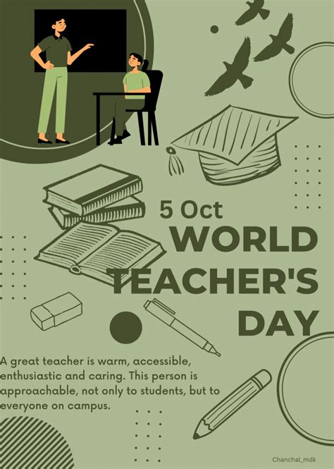 World Teachers day-poster – India NCC