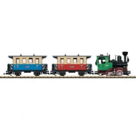 LGB LGB72307 G Scale Passenger Train Starter Set With Lights Sound