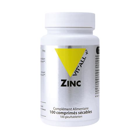 Zinc bisglycinate 100 comprimés sécables Vit all Belvibio