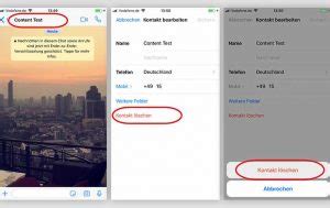 WhatsApp Kontakt löschen So funktioniert s