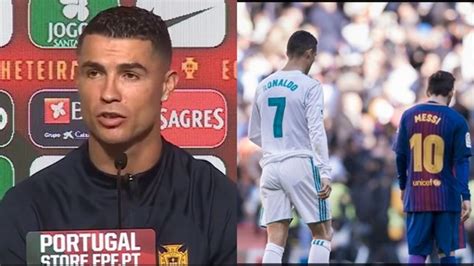 El Discurso De Cristiano Ronaldo Sobre Su Rivalidad Con Messi