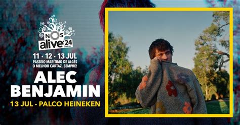 Alec Benjamin No Palco Heineken No Dia 13 De Julho NOS Alive Festival