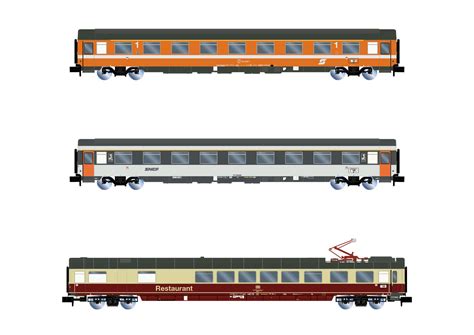 Arnold Hn Bb Ec Reisezugwagen Set Tlg Ep Menzels