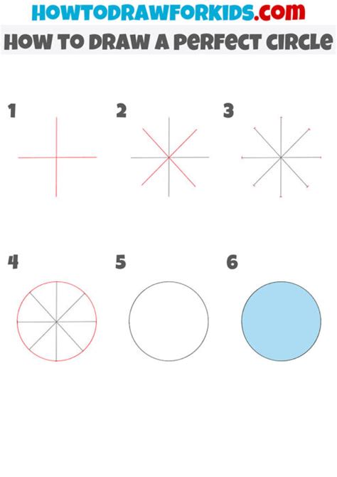 How To Draw A Perfect Circle Easy Drawing Tutorial For Kids