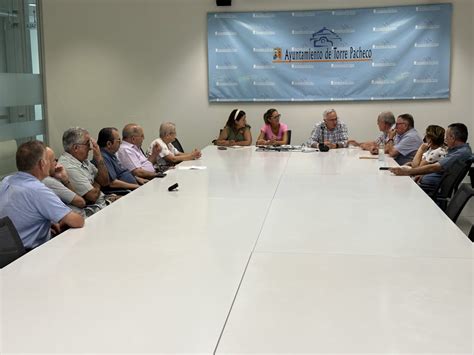 El Alcalde De Torre Pacheco Recibe A Los Presidentes De Las