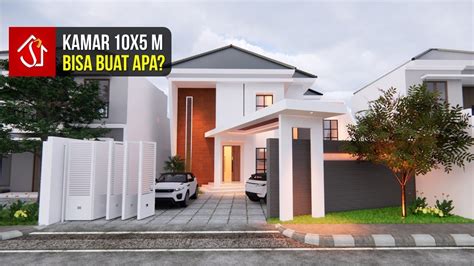 Rumah Tropis Modern Lantai Di Lahan X Meter Youtube