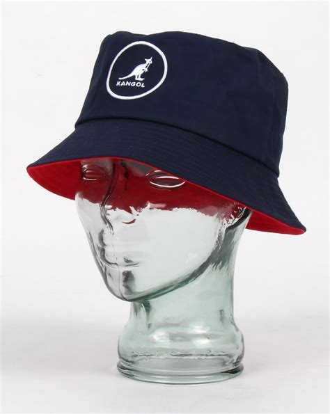 Kangol Cotton Bucket Hat Navy Men S