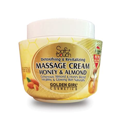 soft touch massage cream honey almond  nuvari