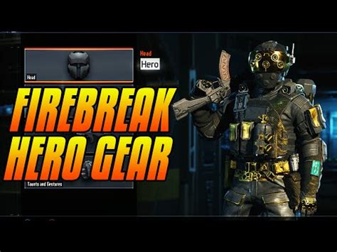 Black Ops Firebreak Hero Gear Set Showcase All Firebreak Sets