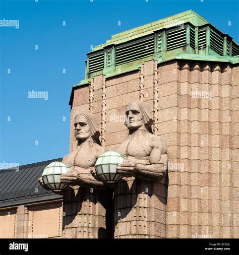 Statues Of Helsinki Railway Station Hi Res Stock Photography And Images