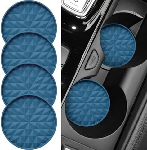 Car Cup Coaster Pack Me Fan Silicone Car Coasters Cup Mats In