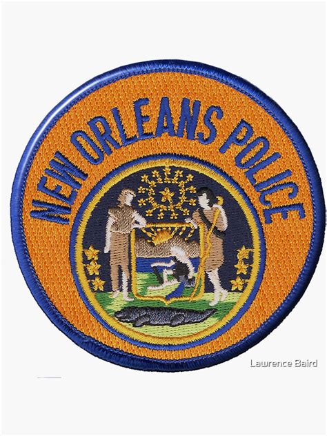 "New Orleans Police" Sticker for Sale by lawrencebaird | Redbubble