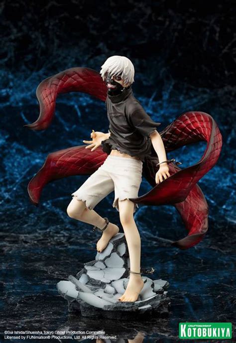 Tokyo Ghoul Ken Kaneki Awakened Ver Artfx J Statue From Kotobukiya