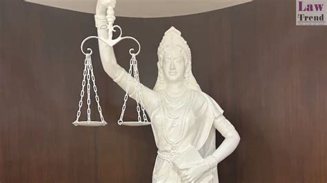 Supreme Court Introduces New Lady Of Justice Statue Without Blindfold Holding Constitution