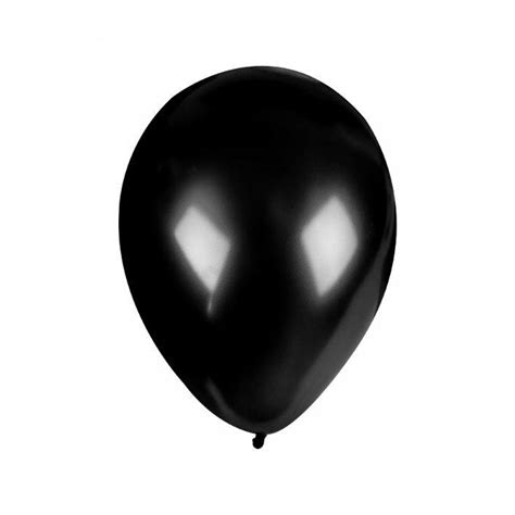 12 inch Metallic Balloon - Black - Gloricious