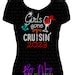 Girls Gone Cruisin Bling Rhinestone Glitter Shirt Ship Etsy