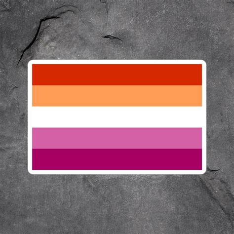 Community Lesbian Flag Sticker Lesbian Pride Sticker Lesbian Sticker Lesbian Pride Flag