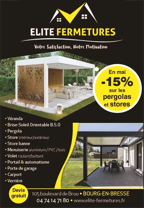 Pergola Sur Mesure Bourg En Bresse Ain Elite Fermetures