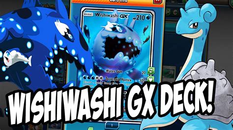 PTCGO New Guardians Rising Wishiwashi GX Deck Hilarious GX Builds Up