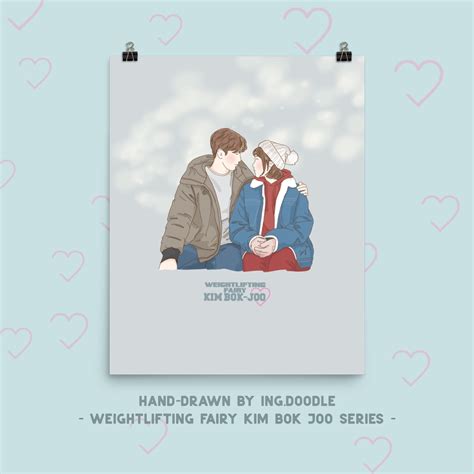 Weightlifting Fairy Kim Bok Joo Kdrama Poster Nam Joo Hyuk Etsy