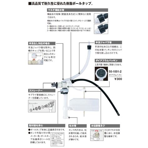 Lixilinaxtf 21bマルチボールタップ統合型ボールタップトイレタンク用隅付タンクで上部長穴タンク専用 597186