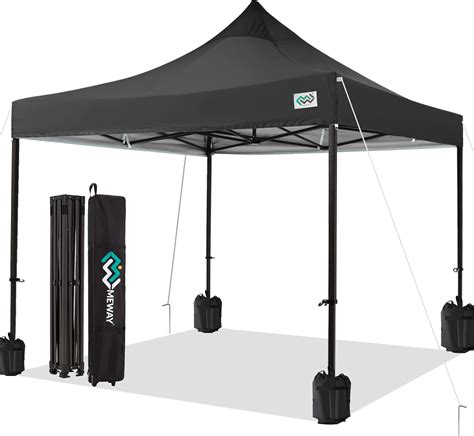 Amazon Meway Upgraded Pop Up Canopy Tent X Ft Heavy Duty