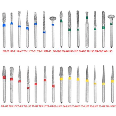 Dental Fg Diamond Burs Mm For High Speed Handpiece Friction Grip