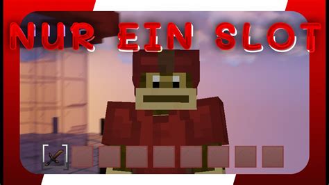 BEDWARS ABER NUR 1 HOTBAR SLOT YouTube