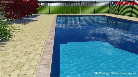 Monolith 16 X 40 8 Deep Fiberglass Pool Automatic Pool Cover Ready Youtube