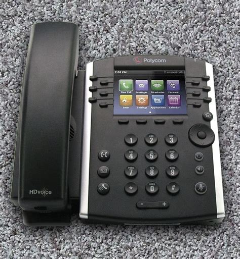 Polycom VVX 411 IP Phone No Power Supply POE Ring