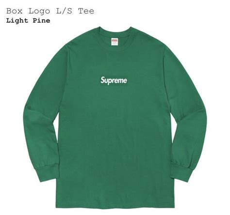 【海外正規品】 Supreme Box Logo L S Tee ボックスロゴ ロンt M Asakusasubjp