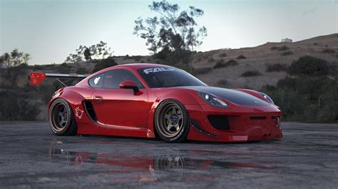 Sergio Loza Porsche Cayman Rocket Bunny