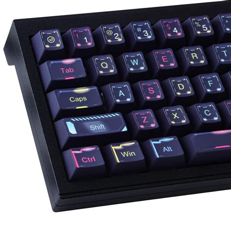 Amazon In Buy Wunzkii PBT Keycaps 143 Keys Cyberpunk Keycaps Cherry