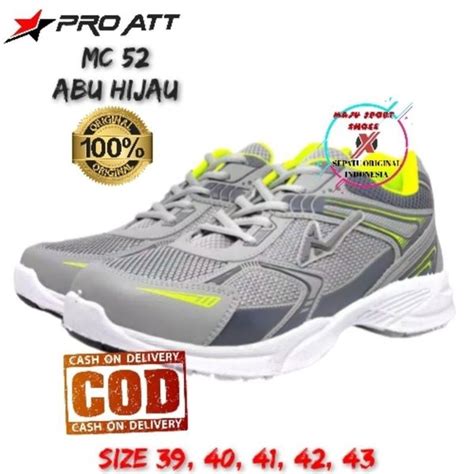 Jual SEPATU OLAHRAGA PRO ATT MC UKURAN 42 RUNNING BADMINTON TENNIS