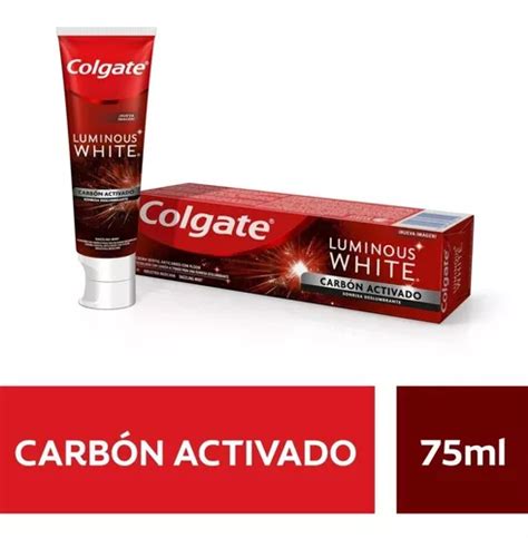 Pasta Dental Colgate Luminous White Carbón Activado 75 Ml Farmacias Djes