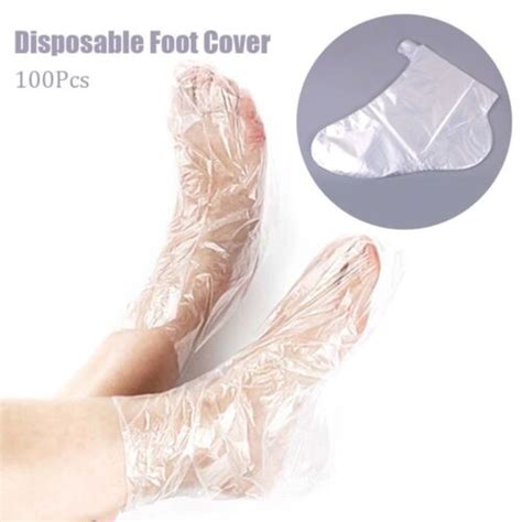 Transparent Disposable Foot Cover Foot Care Shoes Cover Durable Clear