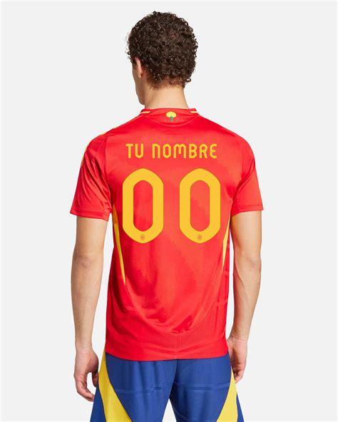 Camiseta 1ª España Euro 2024 Authentic Personalizado Para Hombre